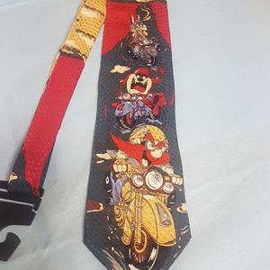 Vintage 1992 Men's Silk Tie Looney Tunes